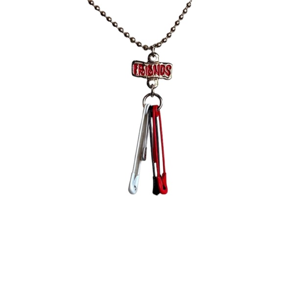Other - Girl’s Friends Safety Pin Necklace